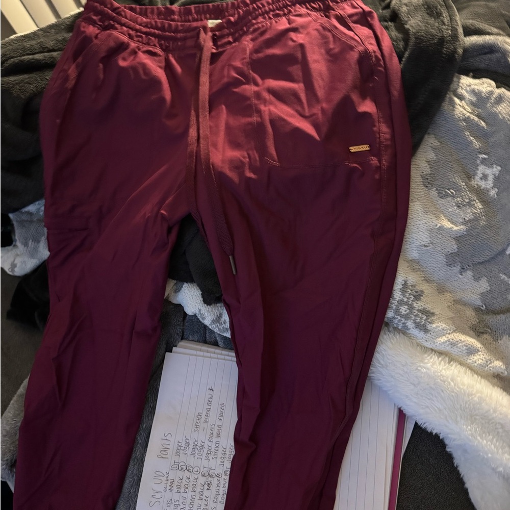 Cherokee Form Women's Mid Rise Tapered Leg Drawstring Pant